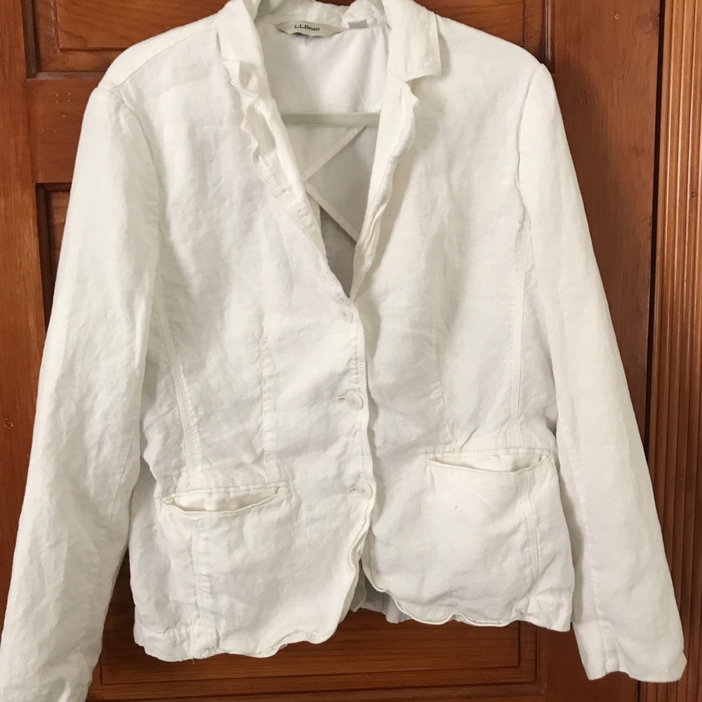LL Bean Linen Blazer